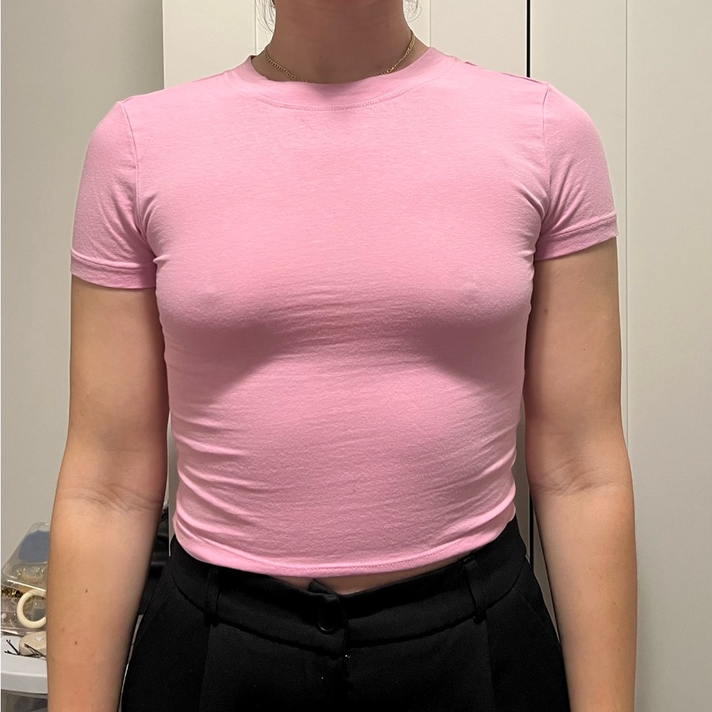 Pink croptop